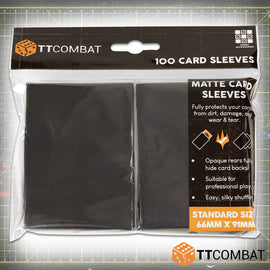 100 Standard Card Sleeves - Black