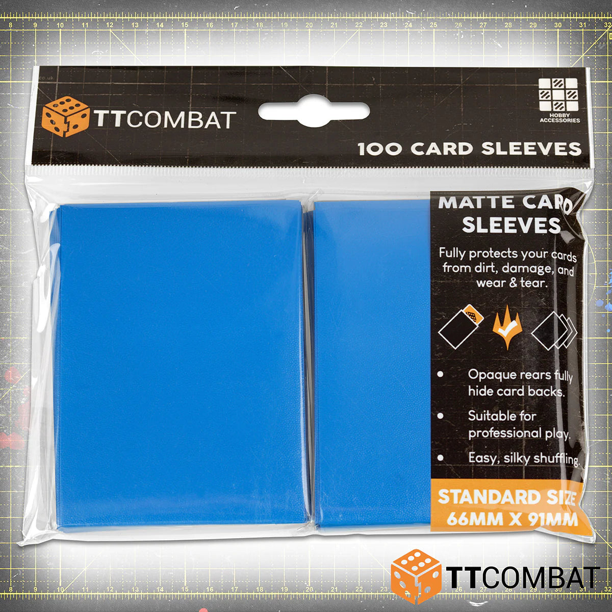 100 Standard Card Sleeves - Blue