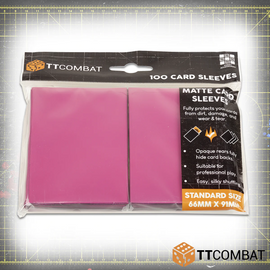 100 Standard Card Sleeves - Fuchsia