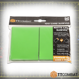 100 Standard Card Sleeves - Light Green