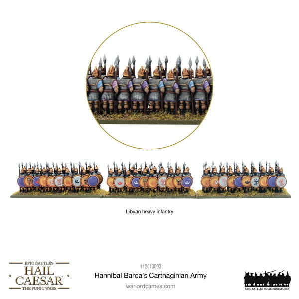 Hail Caesar Epic Battles (Punic Wars): Hannibal Barca's Cathaginian Army