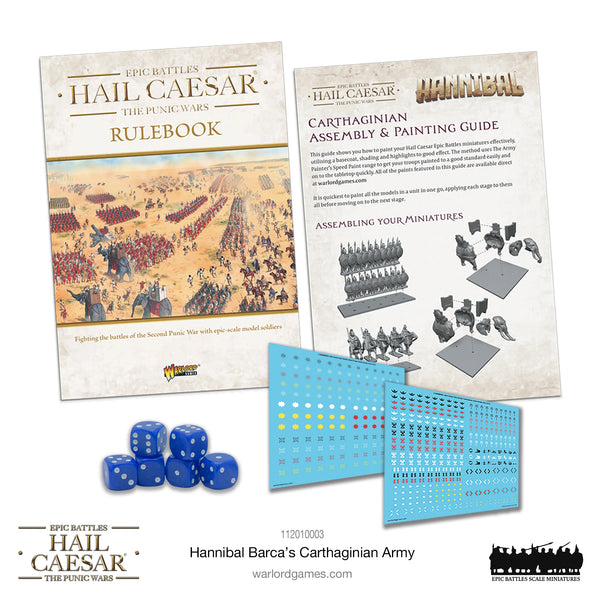 Hail Caesar Epic Battles (Punic Wars): Hannibal Barca's Cathaginian Army