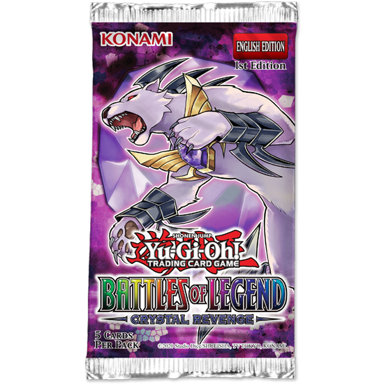 Yugioh TCG Battles of Legend: Crystal Revenge Booster Pack