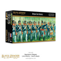 Napoleonic Belgian Line Infantry (march attack)