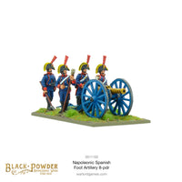 Napoleonic Spanish foot artillery 8-pdr