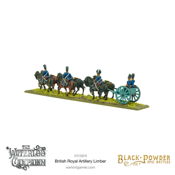 Black Powder Epic: Napoleonic British Royal Artillery Limber