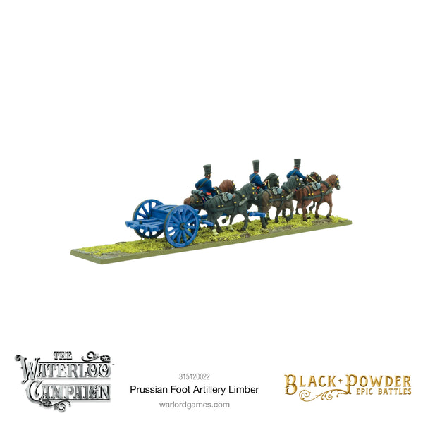 Black Powder Epic: Napoleonic Prussian Foot Artillery Limber