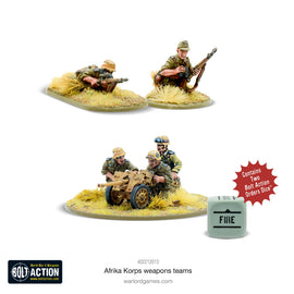 German Afrika Korps Weapons Teams