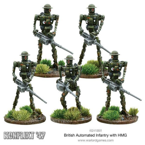 British Automated Infantry with HMG box set