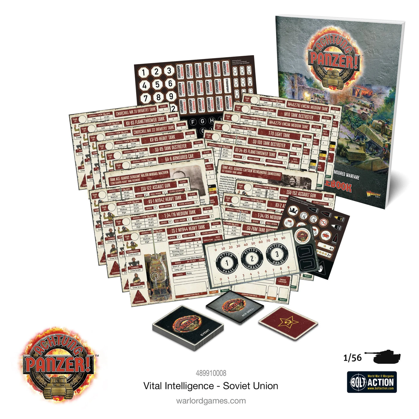 Achtung Panzer! Vital Intelligence: Soviet Cards