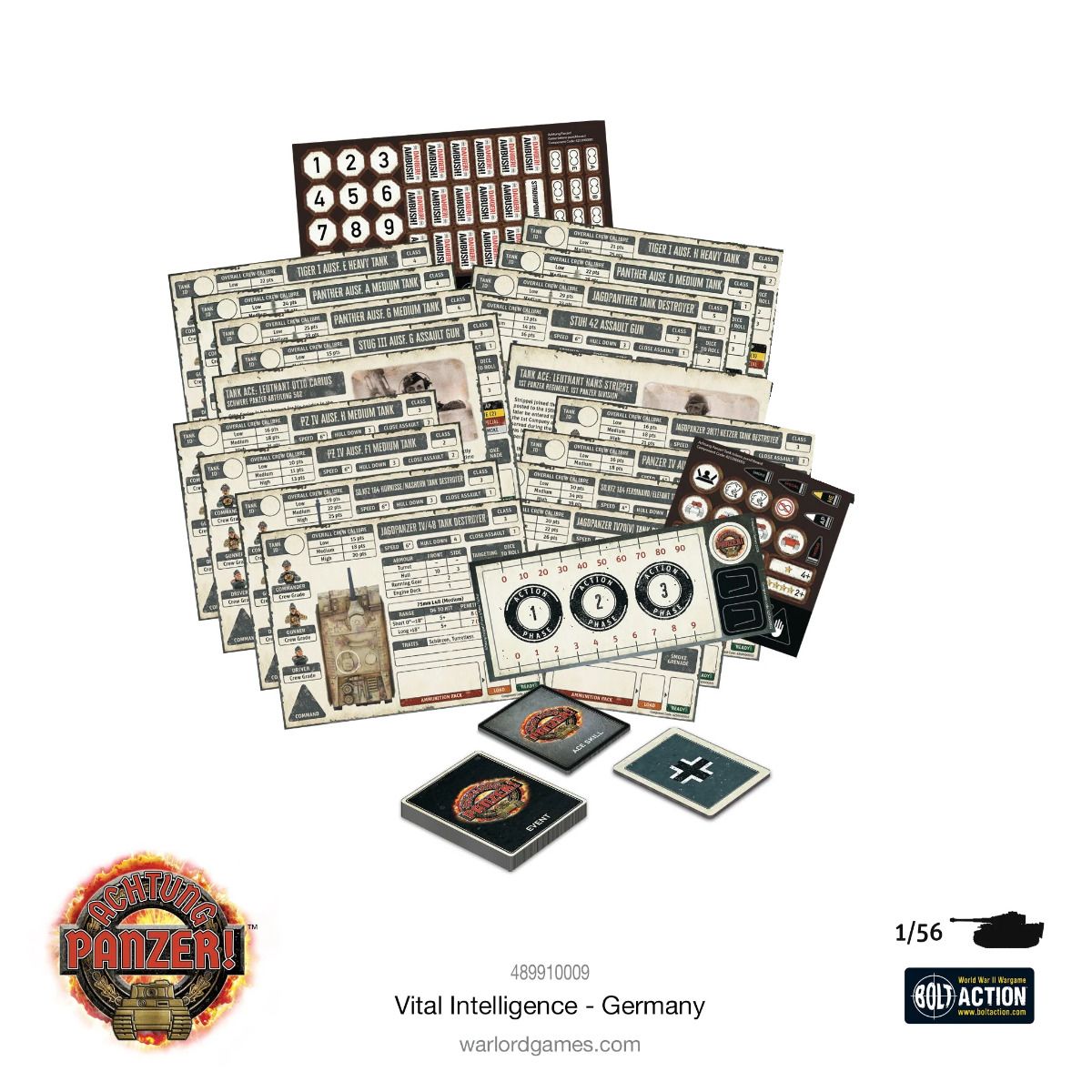 Achtung Panzer! Vital Intelligence: German Cards