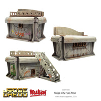 Mega-City Hab Zone Scenery Set