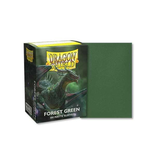 Dragon Shield Matte Sleeves Standard Size- Forest Green (100)