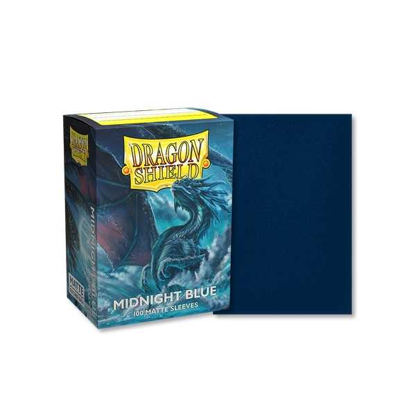 Dragon Shield Matte Sleeves Standard Size - Midnight Blue (100)