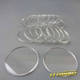 Round Clear Bases (40mm)