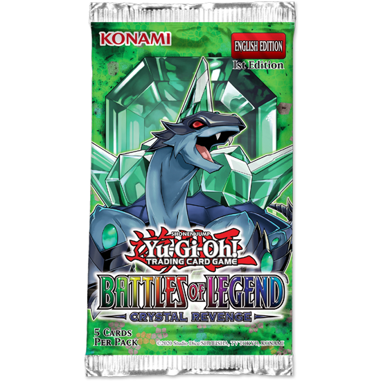 Yugioh TCG Battles of Legend: Crystal Revenge Booster Pack