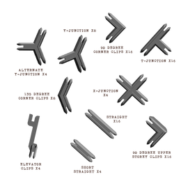 Plastic Terrain Clips