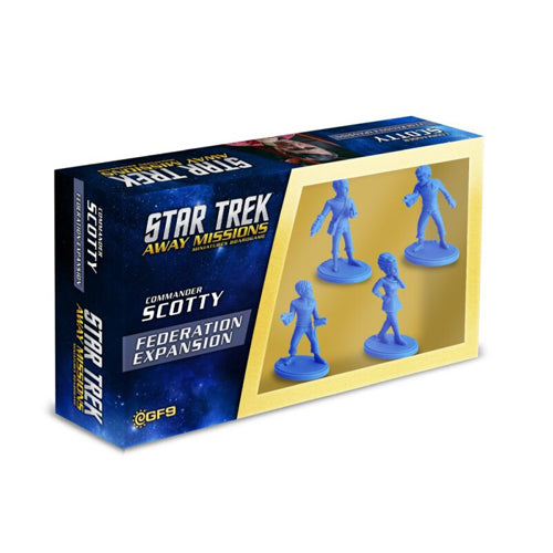 Classic Federation Away Team 2: Scotty, Sulu, Uhura, Leslie