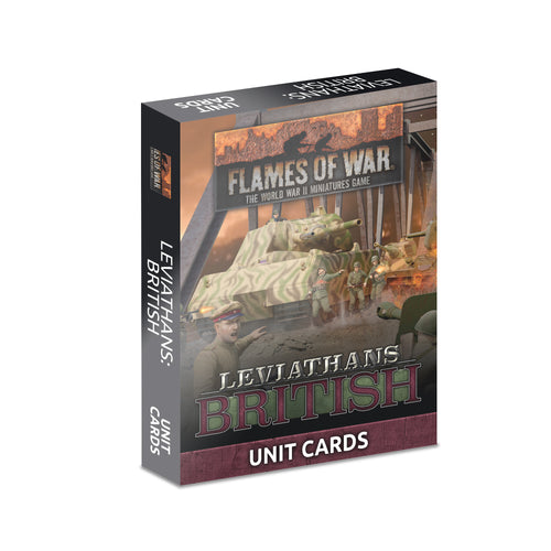 Late War Leviathans British Unit Cards (Limited Edition) - Flames Of War