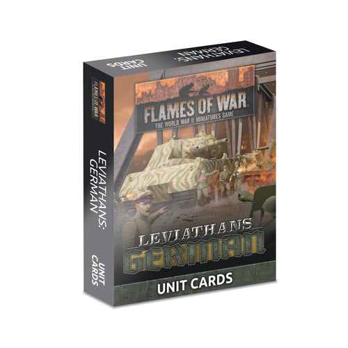 Late War Leviathans German Unit Cards (Limited Edition) - Flames Of War