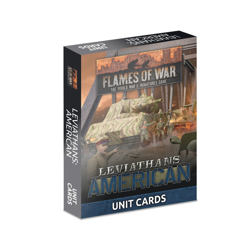 Late War Leviathans American Unit Cards (Limited Edition) - Flames Of War