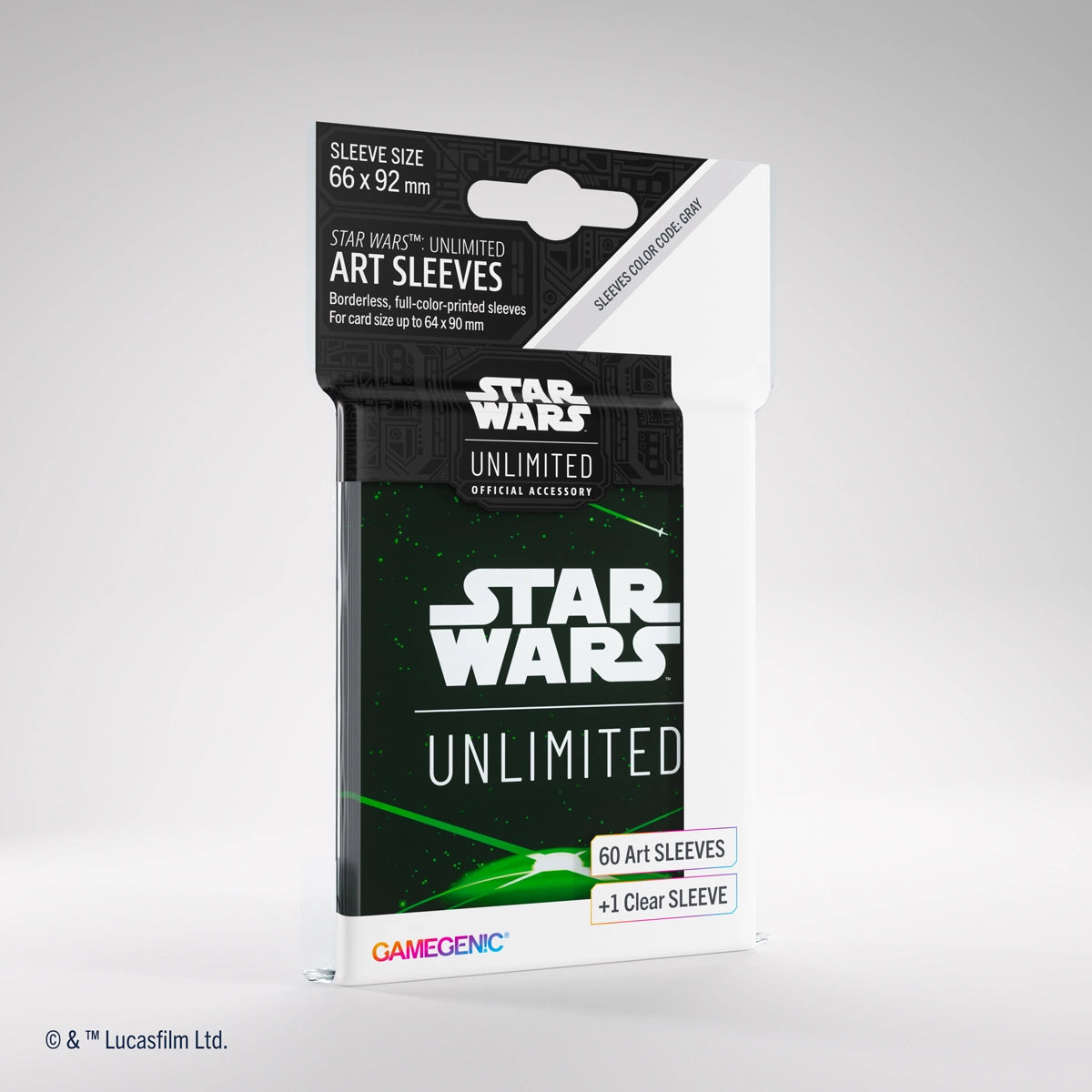 Gamegenic Star Wars Unlimited Art Sleeves - Space Green