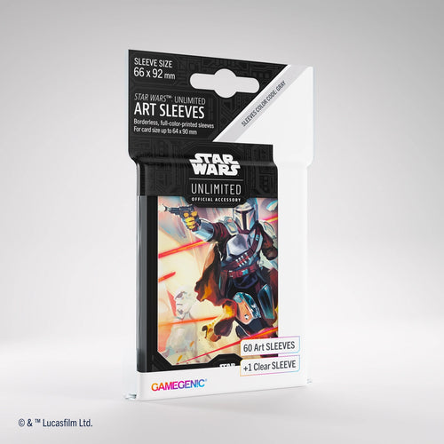 Gamegenic Star Wars Unlimited Art Sleeves - Mandalorian