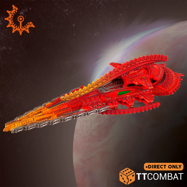 Shaltari Gold Battleship - Dropfleet Commander 2.0