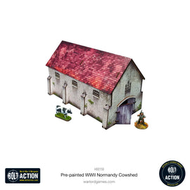 Pre-painted WWII Normandy Cowshed Scenery