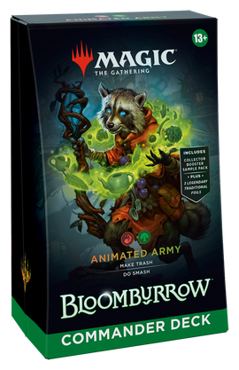 MTG: Bloomburrow Commander Deck Display - Animated Army