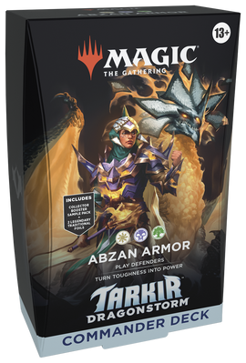 MTG: Tarkir Dragonstorm Commander Deck Abzan Armor - Wizards of the Coast