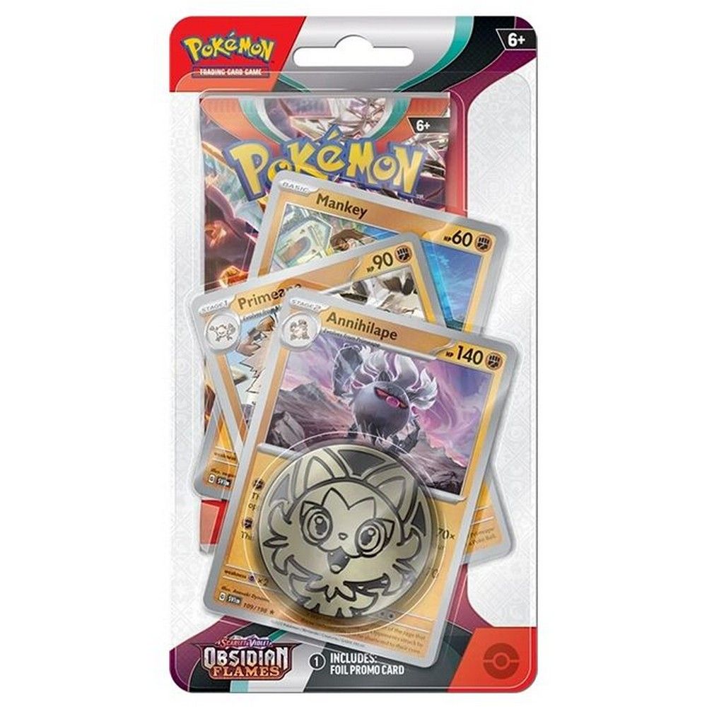 Pokemon TCG: Scarlet & Violet 3 Obsidian Flames Premium Checklane Booster - Annihilape