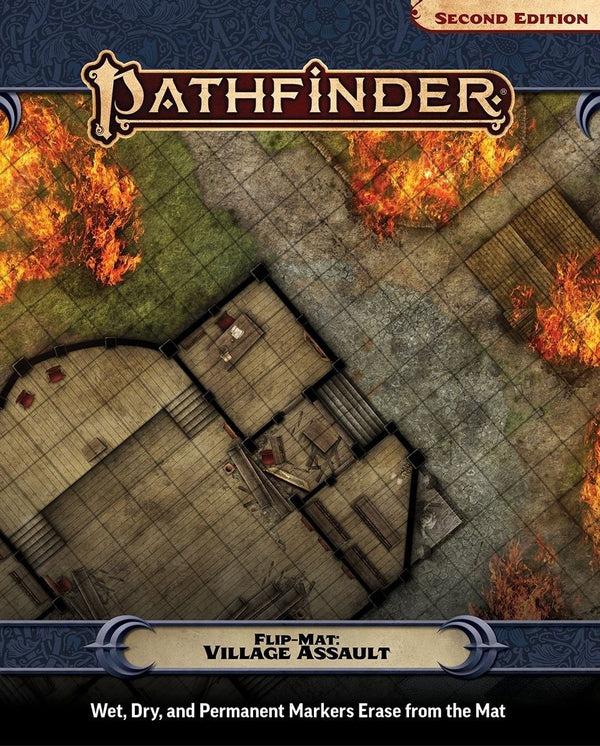 Pathfinder 2nd Edition Village Assault Flip-Mat