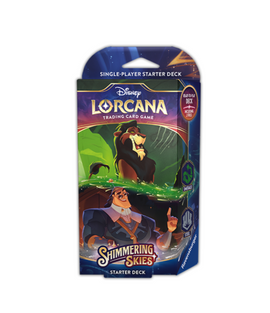 Disney Lorcana TCG - Shimmering Skies Emerald / Steel Starter Deck