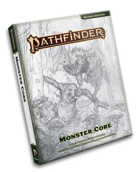 Pathfinder 2nd Edition Monster Core Sketch Cover Edition