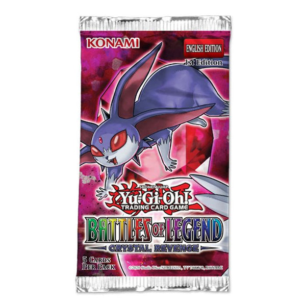 Yugioh TCG Battles of Legend: Crystal Revenge Booster Pack