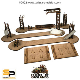 Gaslands - Derelict Race Gate and Ramp Set - Osprey Games