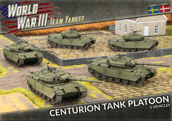 Centurion Tank Platoon (x5 Plastic)