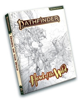 Pathfinder 2nd Edition Howl of the Wild Sketch Cover Edition