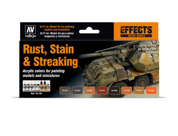 Rust, Stains and Streaking Set Paint Set - Model Colour