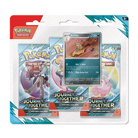 Pokémon TCG: Journey Together - 3-Pack Blister Scrafty