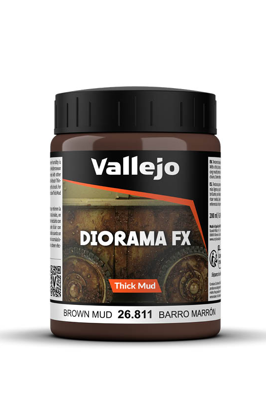 Vallejo Brown Thick Mud- Weathering Effects 200ml