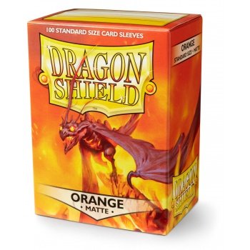 Dragon Shield Sleeves Matte Orange (100)