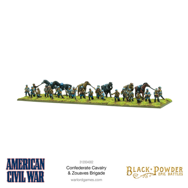 ACW Confederate Cavalry & Zouaves brigade