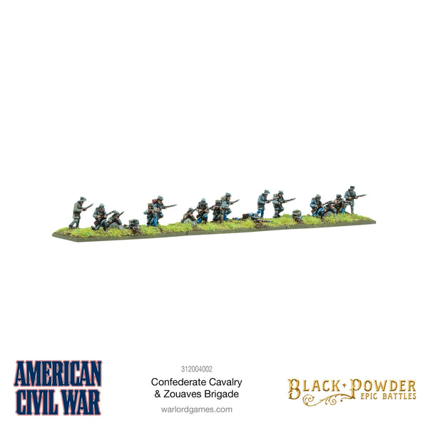 ACW Confederate Cavalry & Zouaves brigade