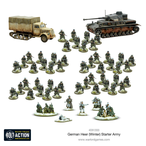 German Heer Winter Starter Army - Bolt Action