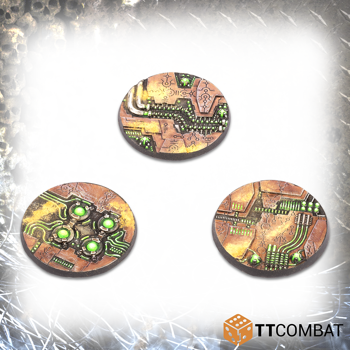 50mm Tomb World Bases - Resin Bases