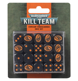 Warhammer 40000 Kill Team - Aeldari - Corsair Voidscarred Dice Set