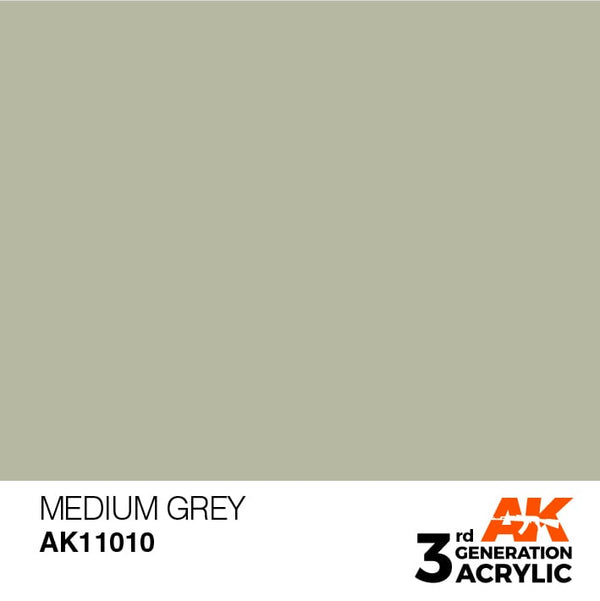 Medium Grey 17ml - AK Acrylic