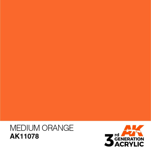 Medium Orange 17ml - AK Acrylic